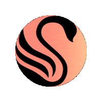 Logo Swan Sticker by Caroline Schwanbeck