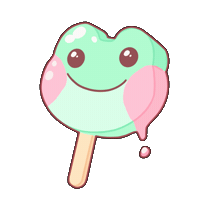 chuchuillustrations summer kawaii adorable ice cream Sticker