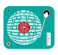 freistile music song vinyl record Sticker