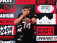 Football GIF by Cincinnati Bearcats