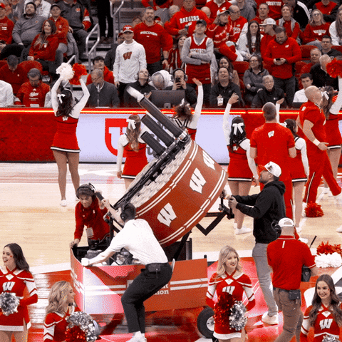 College Basketball Win GIF by Wisconsin Badgers