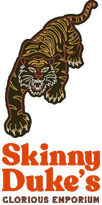 Kelowna Tigertiger Sticker by Skinny Duke's Glorious Emporium
