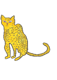 Cat Katt Sticker by rino.se