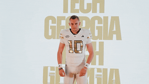 Georgia Tech Football Sport GIF by Georgia Tech Yellow Jackets