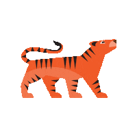 audubonnature tiger audubon audubon nature institute audubon nature Sticker