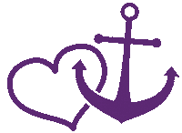 Hamburger_angehoerigenschule logo herz hamburg anchor Sticker
