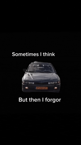 Mitsubishi Sometimes I Think GIF