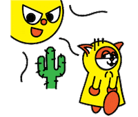 happy cat Sticker by Poncho