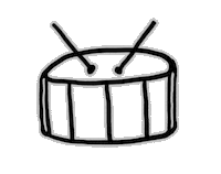 Drums Musik Sticker by mifai