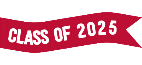 Graduation Banner Sticker by UW-River Falls