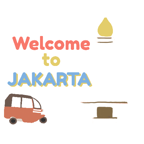 city indonesia Sticker by Dita W. Yolashasanti