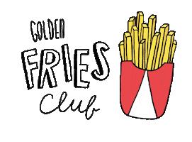 Fast Food Fries Sticker