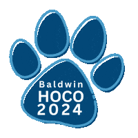 Baldwin Homecoming Sticker by The Baldwin School