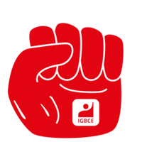 Gewerkschaft Streik Sticker by IGBCE