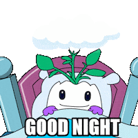 Tired Good Night Sticker by Magic Eden