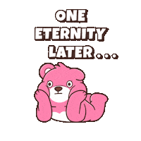 Still Waiting Hello Sticker by BEARISH