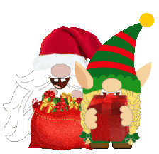 Santas Workshop Christmas Sticker