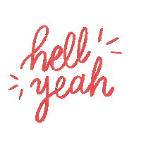 moralyssa yes yeah lettering hell Sticker