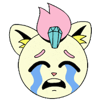 RolyPolyNFT cat sad cry tears Sticker