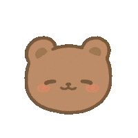 Happy Bear Sticker