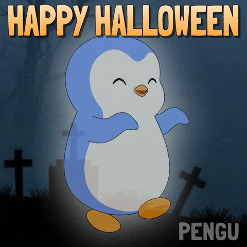 Trick Or Treat Halloween GIF by Pudgy Penguins