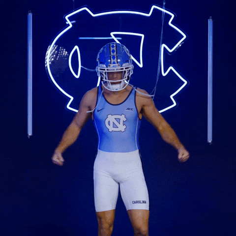 University Of North Carolina Wrestling GIF by UNC Tar Heels