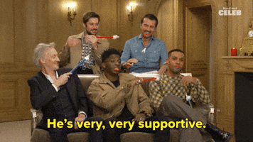 He's Very Supportive 