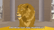 lion talking GIF by South Park 