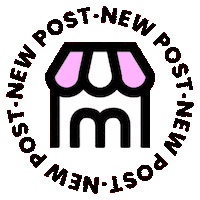 MotiveMarket new pink white post Sticker