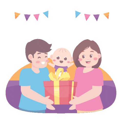 Celebrate Happy Birthday Sticker