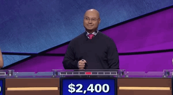 game show contestants GIF by Jeopardy!