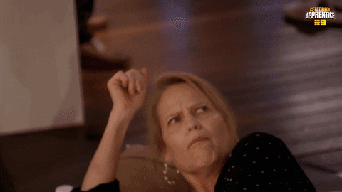Excuse Me What GIF by Celebrity Apprentice Australia