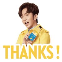 Thanks Sticker by OOHA.HK