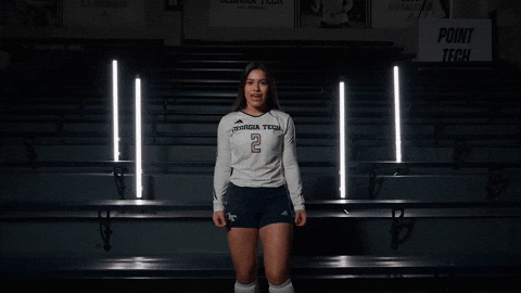 Georgia Tech Volleyball GIF by Georgia Tech Yellow Jackets