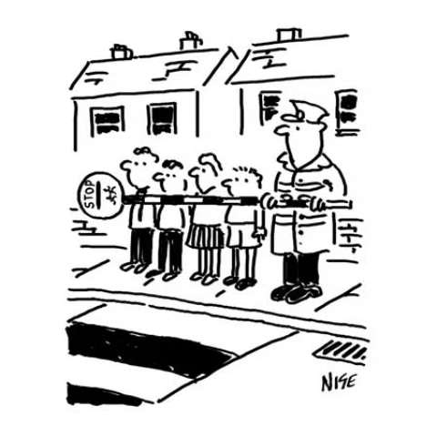 NigelCartoonist giphygifmaker cartoons cartoonist road safety GIF
