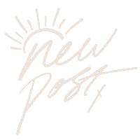 New Post Lettering Sticker