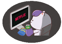 Netflix Drinking Sticker