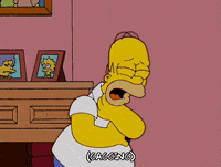 choking homer simpson GIF