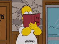 homer simpson eating GIF