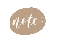 Calligraphy Note Sticker by The Jomu Co