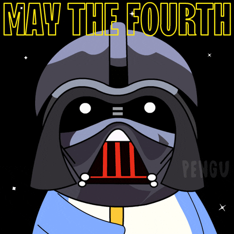 May The Fourth Be With You Star Wars Day GIF by Pudgy Penguins