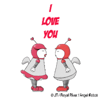 RoyalRiverMusik love heart kiss couple Sticker