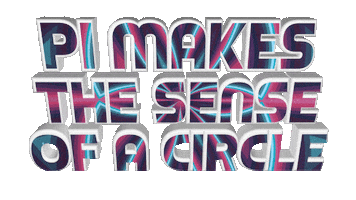 Circle Math Sticker by OpticalArtInc.