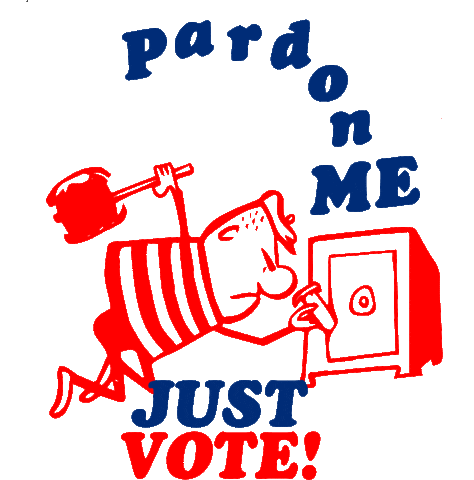 reedartdepartment vote america president sneakers Sticker