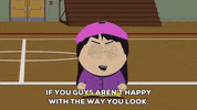 angry wendy testaburger GIF by South Park 