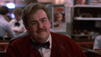 Movie gif. John Candy as Del Griffith in Planes, Trains, and Automobiles sits in a diner, nods dejectedly, and stubs out a cigarette. Text, "Okay. I see."