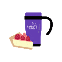 CarlaBaskingBabies cake break babies coffee cup Sticker