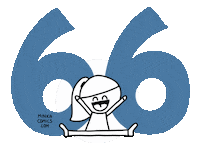 Happy Birthday Sticker by Minka Comics