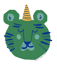 Tiger Lily Sticker by The Babybirds