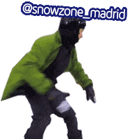 MadridSnowzone snow snowboard freestyle rider Sticker